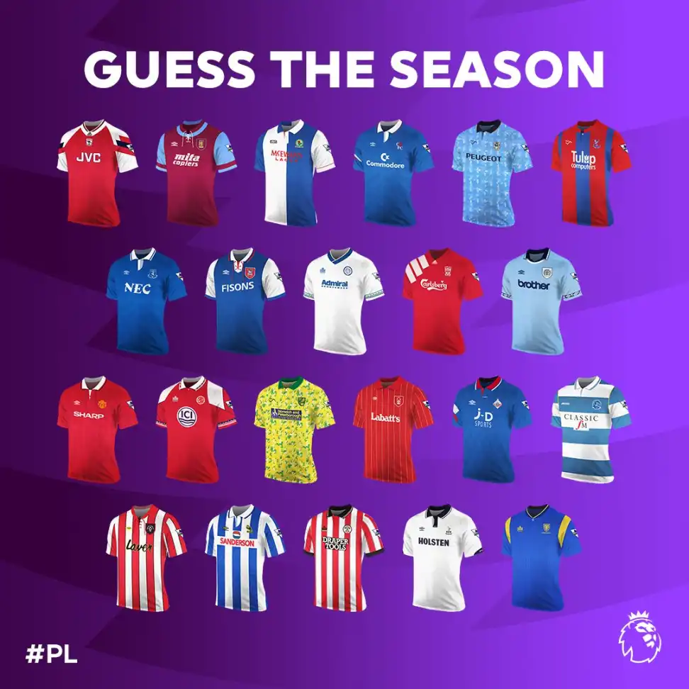 Premier League on Twitter: &quot;⏪ 𝓻𝓮𝔀𝓲𝓷𝓭 ⏪ Which #PL season was this?… &quot;