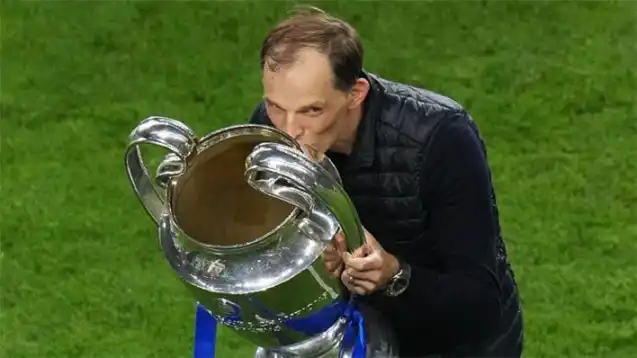 Thomas Tuchel lifted the Champions League trophy with Chelsea