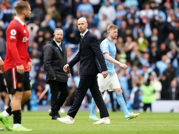 Ten Hag blasts his United side after derby defeat to Manchester City