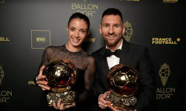 Lionel Messi wins men’s award for record eighth time, Aitana Bonmati top women’s player
