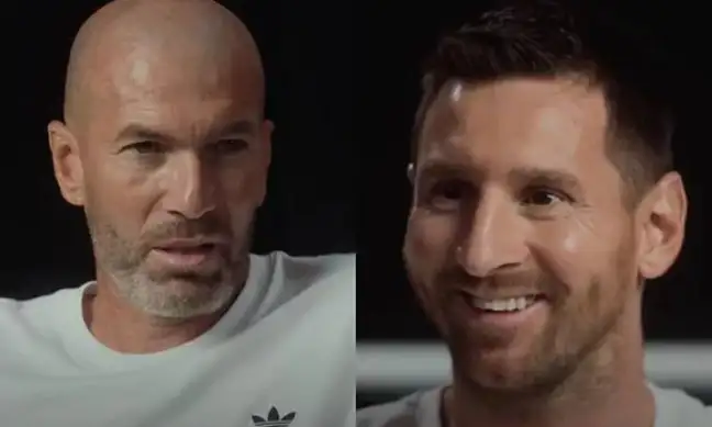 Zinedine Zidane heeft één woord om Lionel Messi te beschrijven: Real Madrid-fans, kijk weg